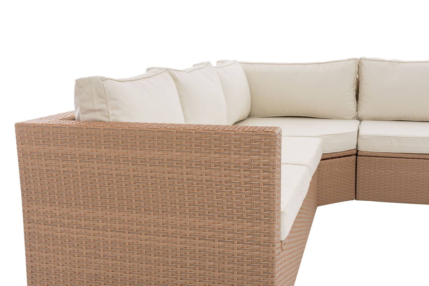 Ecksofa Tibera cremeweiß sand-1