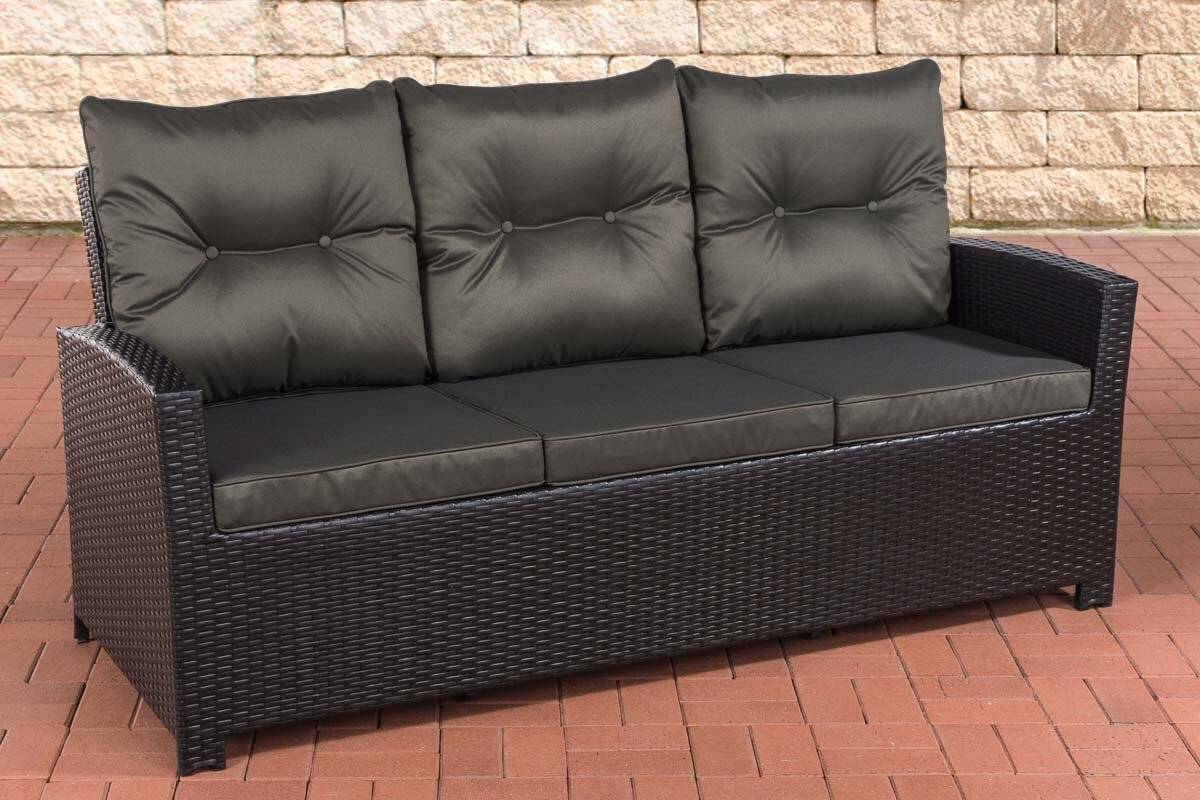 Sofa 3er Fisolo Anthrazit schwarz-0