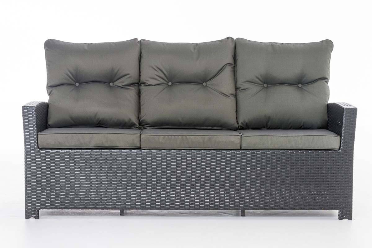 Sofa 3er Fisolo Anthrazit schwarz-2