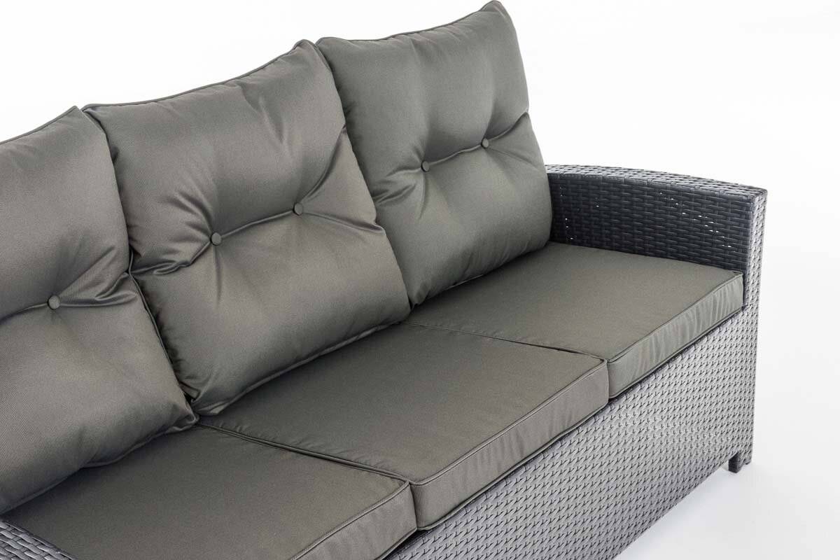 Sofa 3er Fisolo Anthrazit schwarz-4