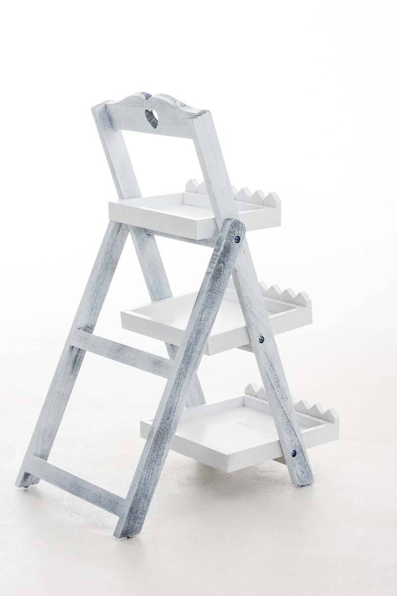 Treppenregal Trevor antik-grau-3