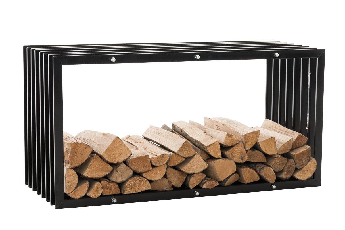 Kaminholzständer Irving V2 40x50x100 schwarz-3