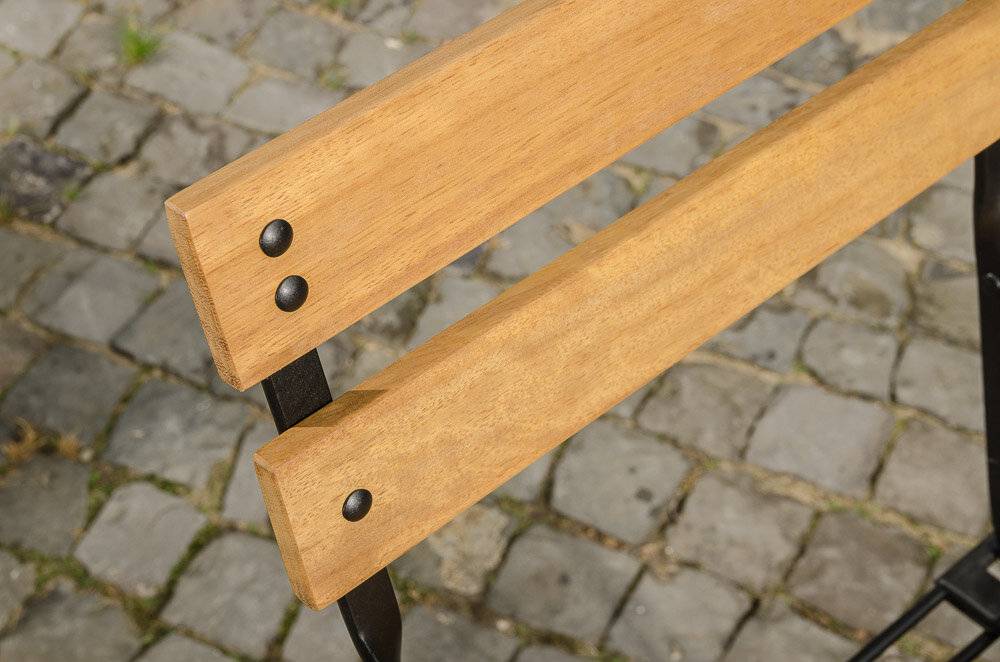 Klappstuhl Raya Eisen/Teak schwarz-4