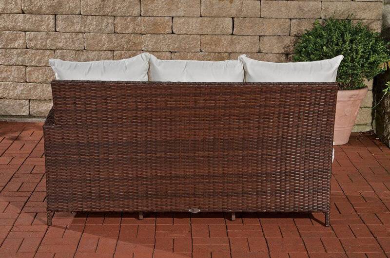 Ecksofa Bermeo Cremeweiss braun-meliert-2