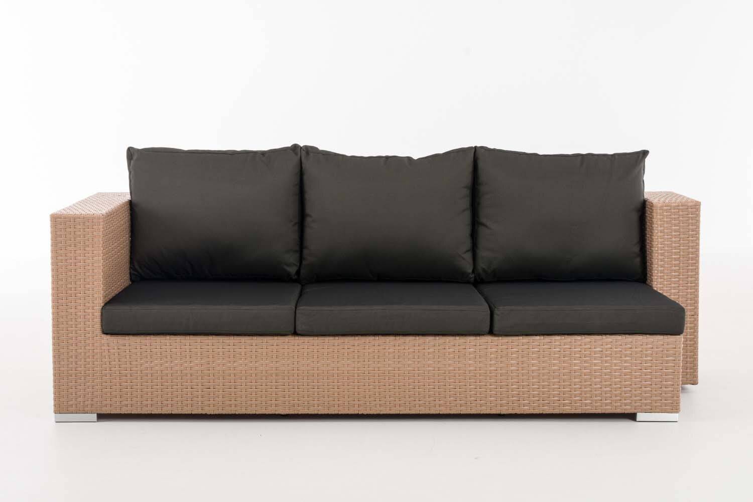 3er Sofa Provence anthrazit sand-2
