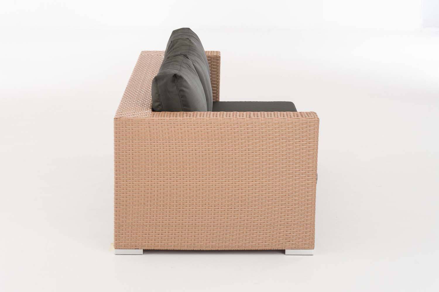 3er Sofa Provence anthrazit sand-3