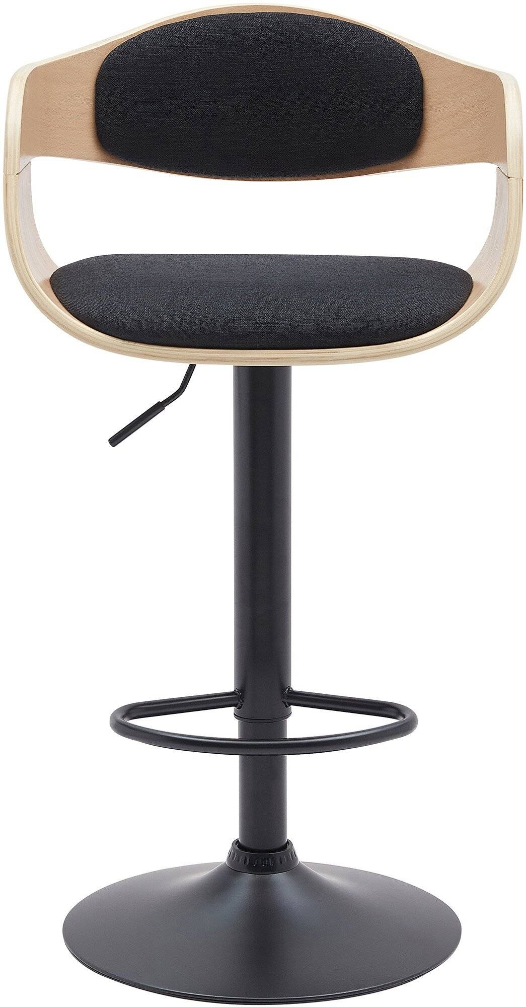 2er Set Barhocker Kingston B Stoff natura/schwarz-2