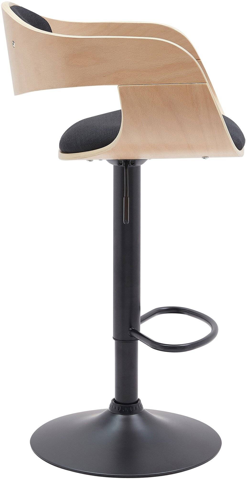 2er Set Barhocker Kingston B Stoff natura/schwarz-3