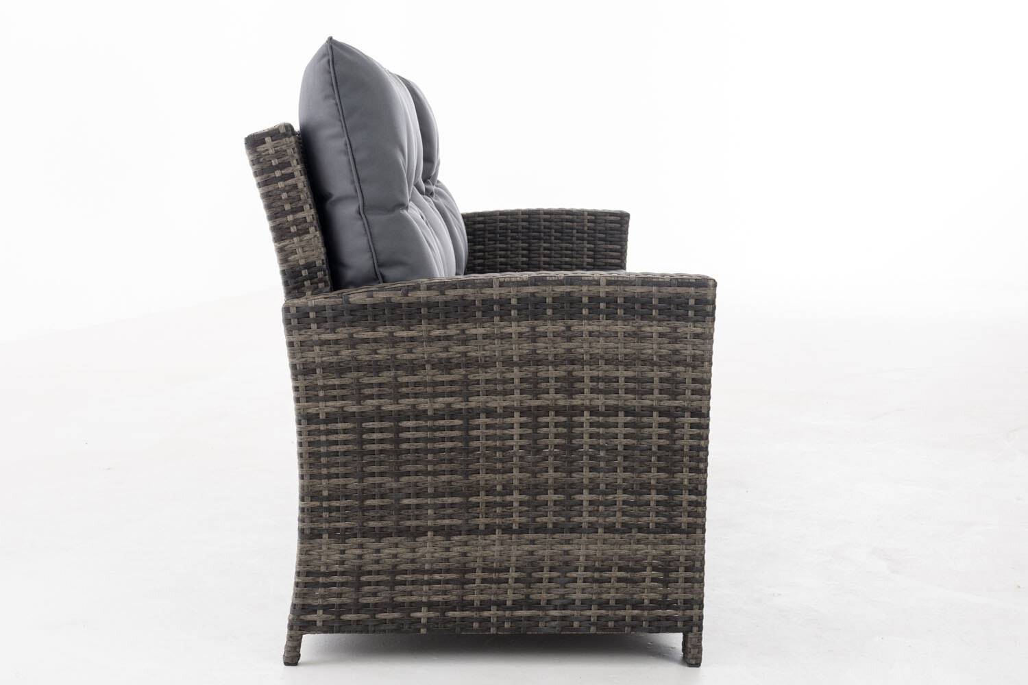 Sofa 3er Fisolo eisengrau grau-meliert-2