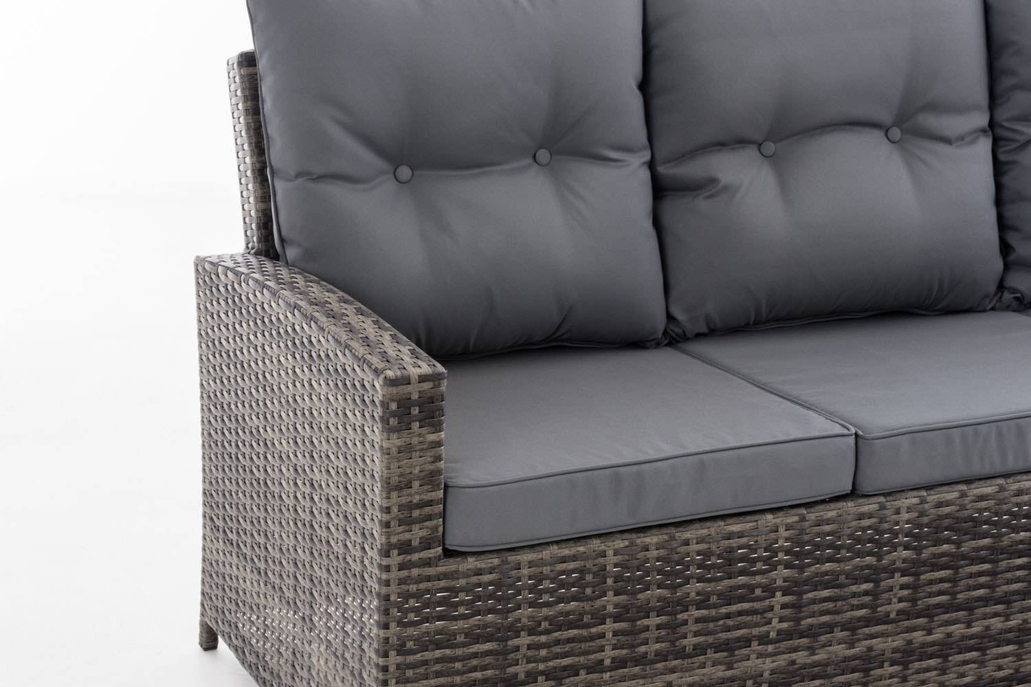 Sofa 3er Fisolo eisengrau grau-meliert-3