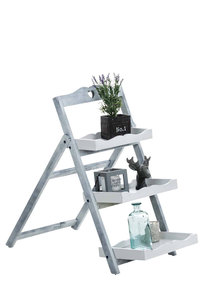 Treppenregal Otto antik-grau-0