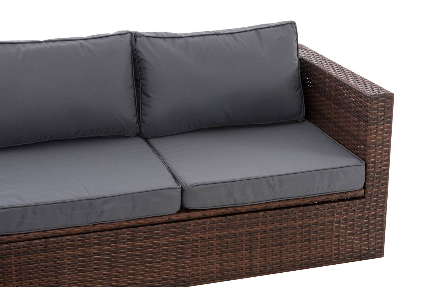 Ecksofa Tibera eisengrau braun-meliert-3