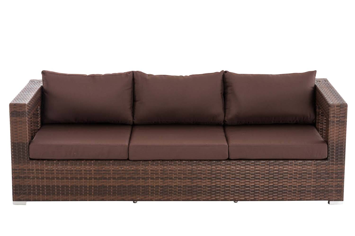 3er Sofa Honolulu terrabraun braun-meliert-4
