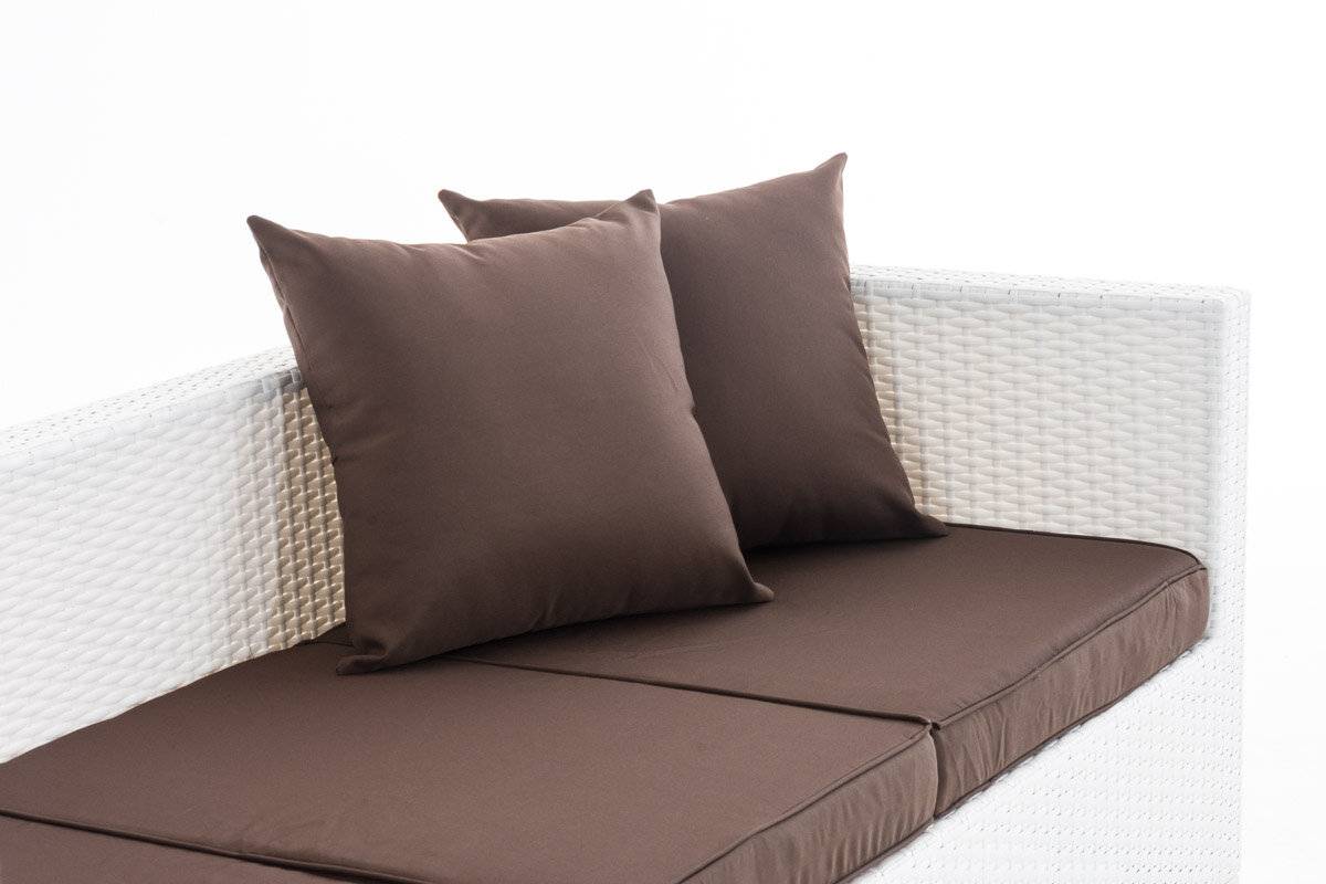 Lounge-Sofa Solano Terrabraun weiß-4