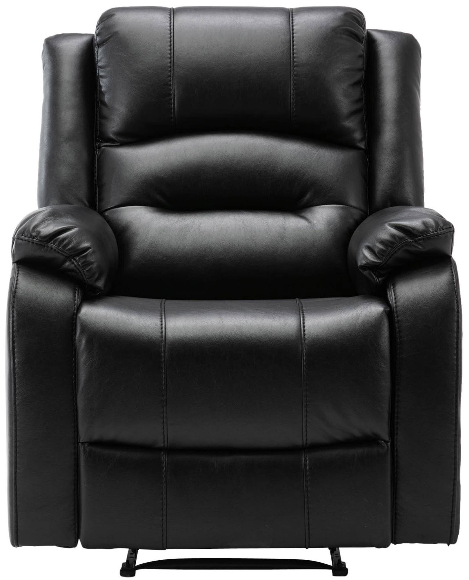 Sessel Kerpen Echtleder schwarz-1
