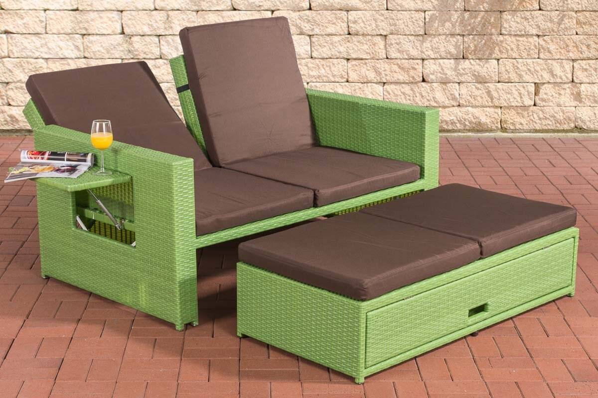 Sofa Ancona Terrabraun grün-0