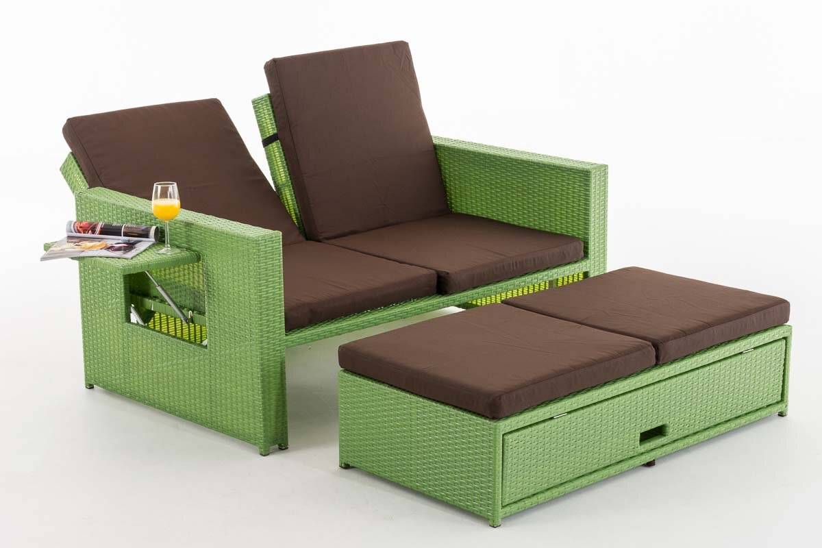 Sofa Ancona Terrabraun grün-1