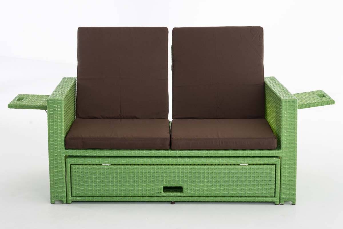 Sofa Ancona Terrabraun grün-2