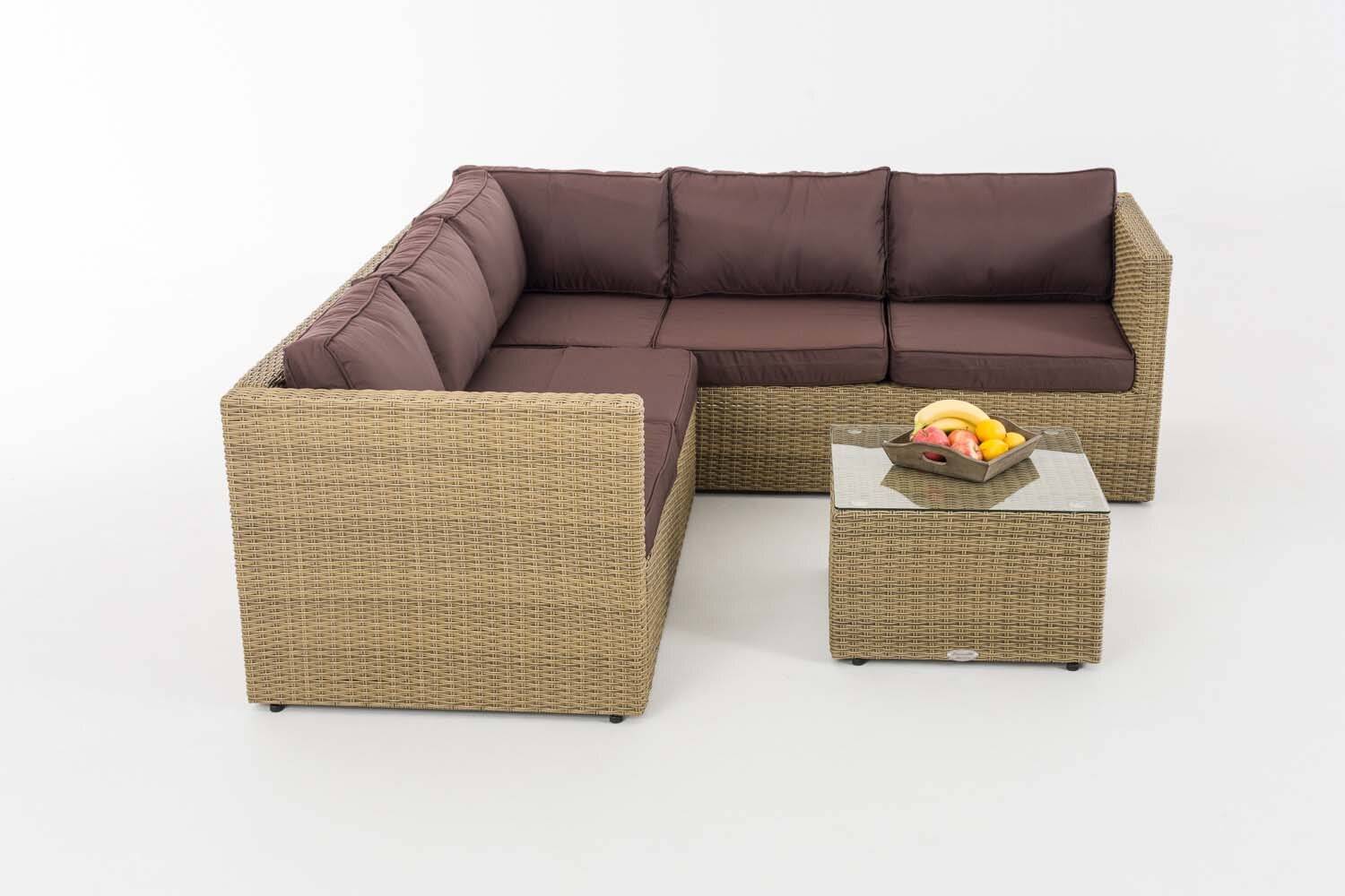 Ecksofa-Garnitur Liberi 5mm Terrabraun natura-1