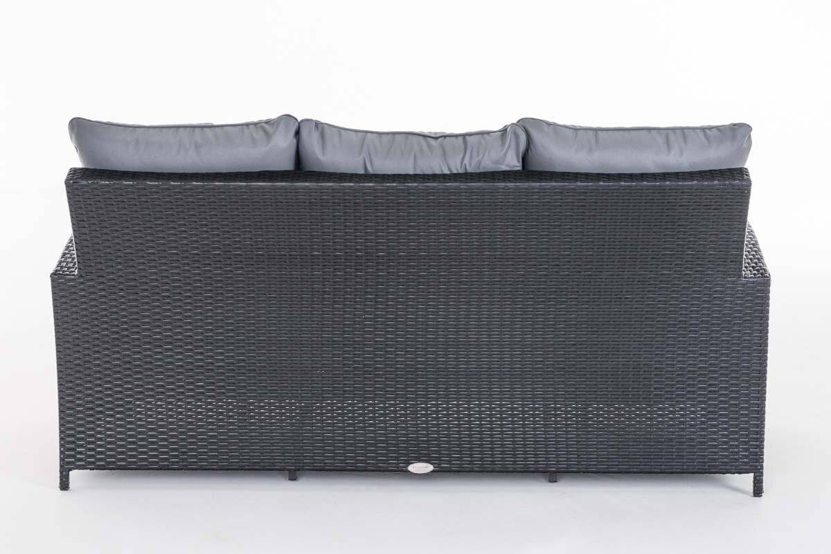 Sofa 3er Fisolo Eisengrau schwarz-3