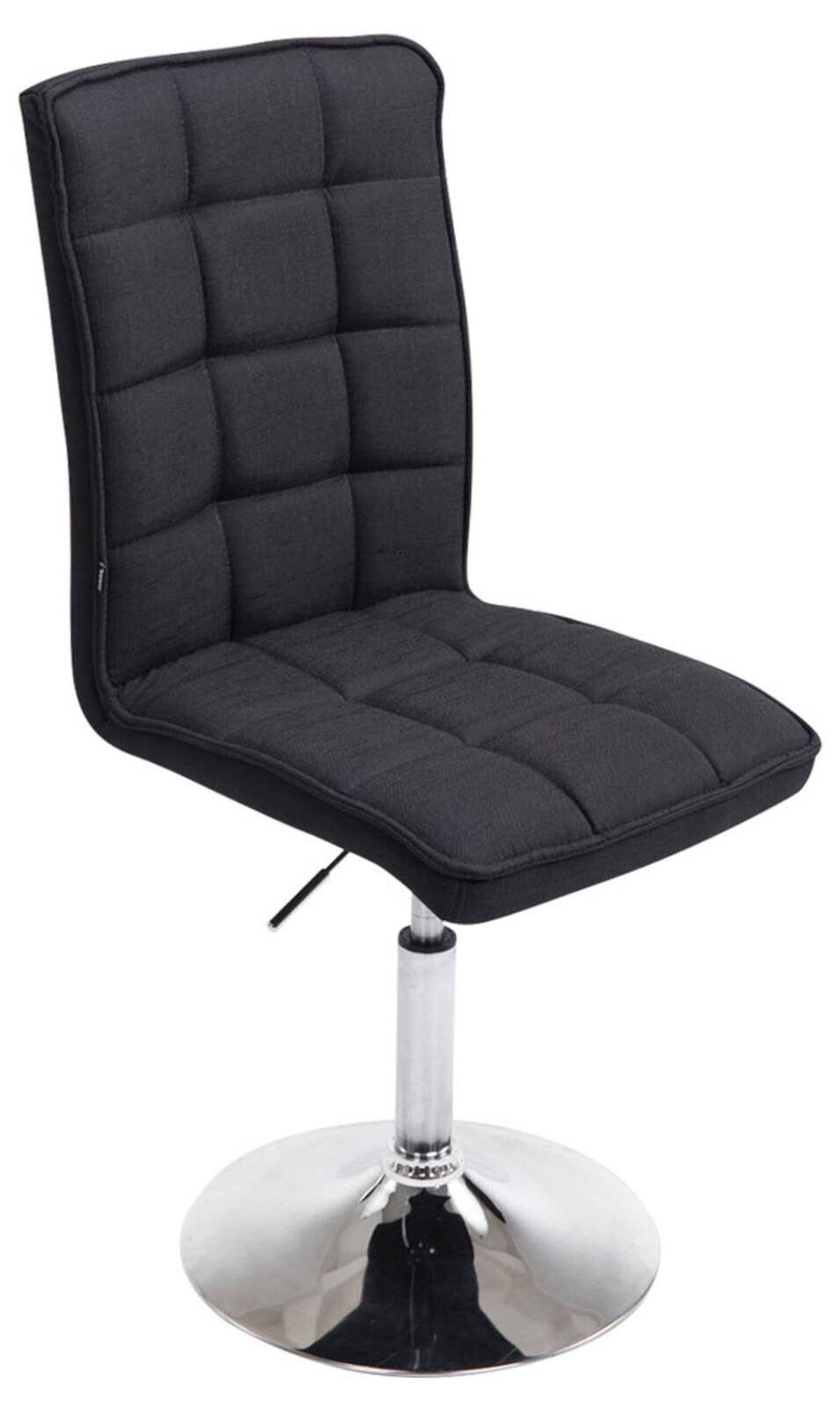 2er Set Esszimmerstühle Peking V2 Stoff schwarz-1