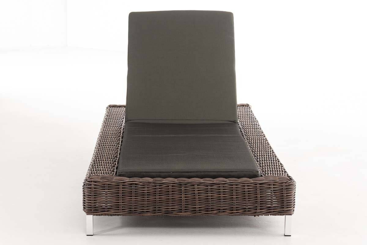 Sonnenliege Rosso 5mm Anthrazit braun-meliert-3