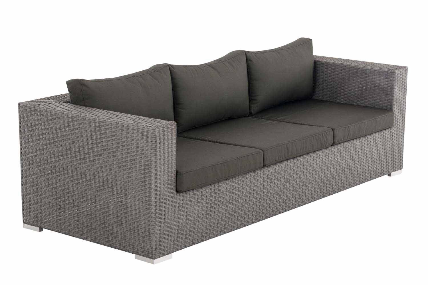 3er Sofa Casablanca anthrazit grau-1