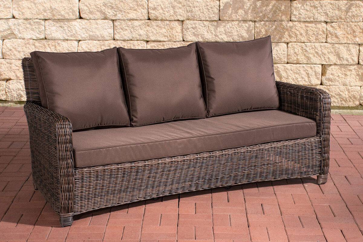 3er Sofa San Fernando Terrabraun braun-meliert-0
