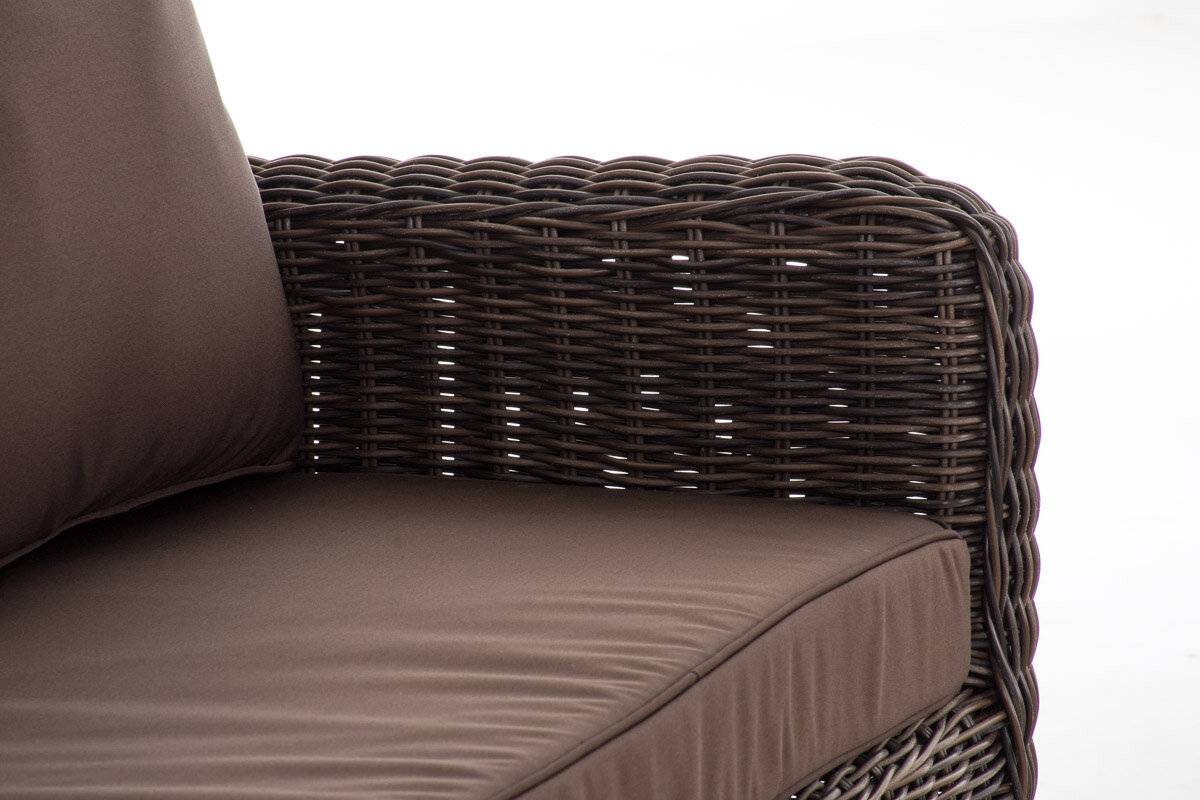 3er Sofa San Fernando Terrabraun braun-meliert-4