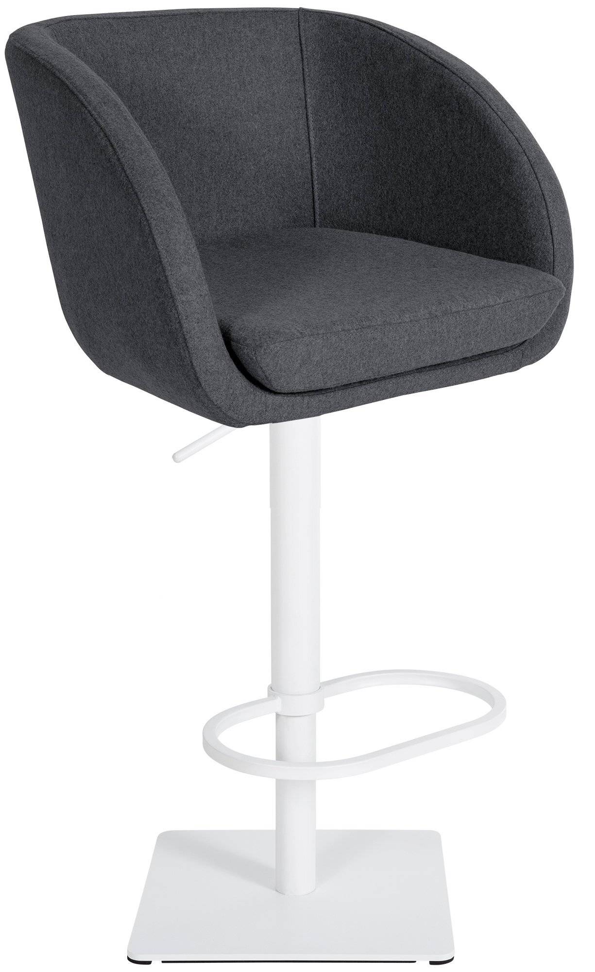 Barhocker Gambo W Filz grau-0