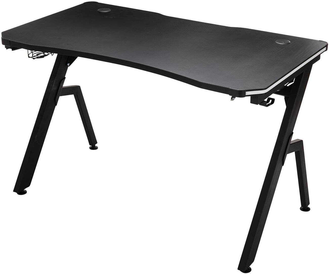 Gaming Tisch Arvada schwarz/schwarz-0