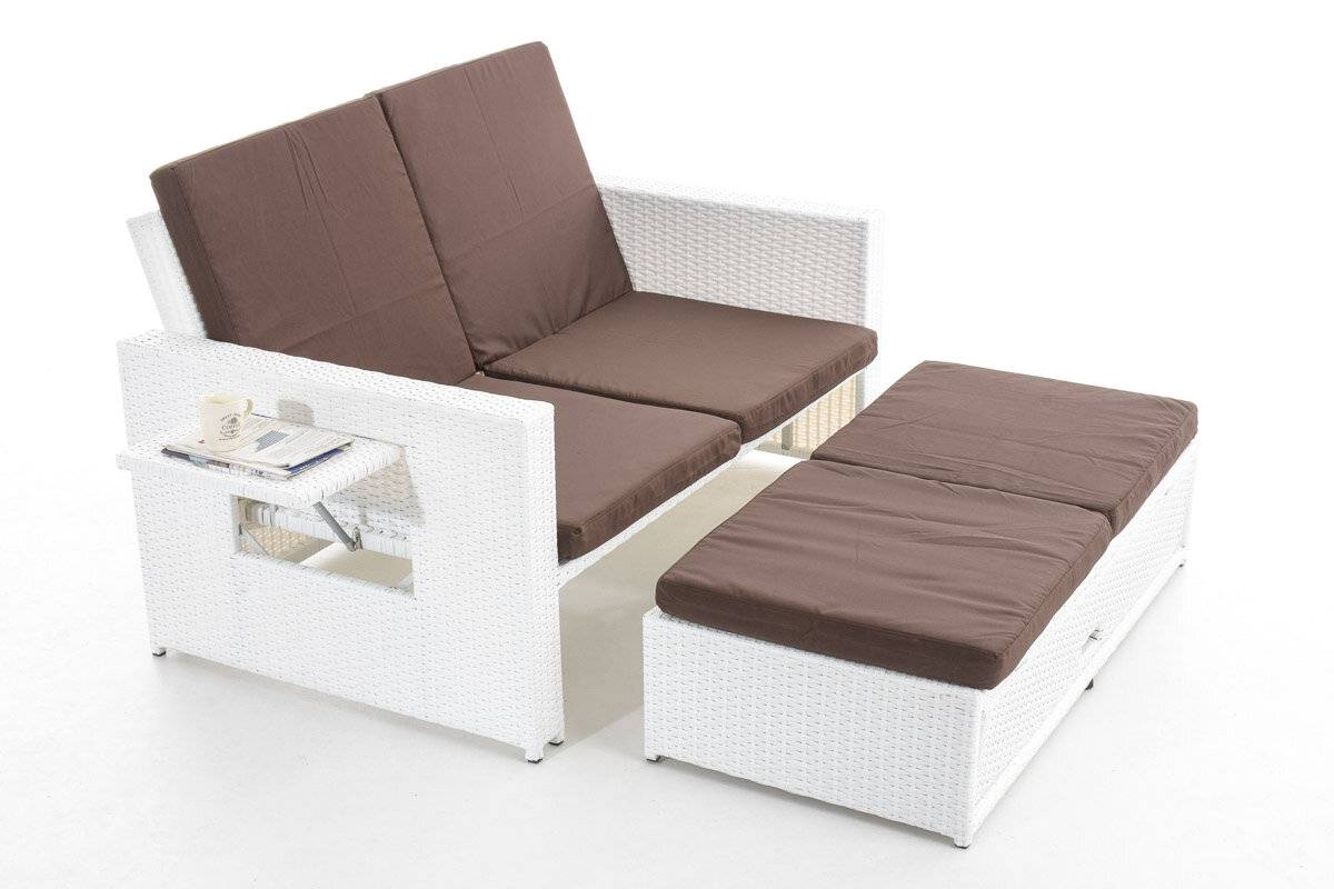 Sofa Ancona Terrabraun weiß-1