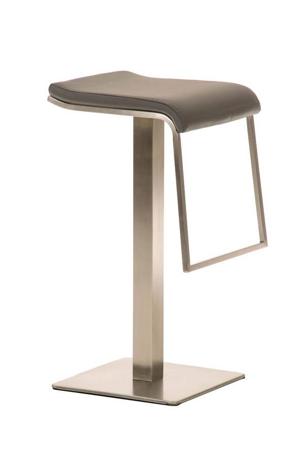 Barhocker Lameng Kunstleder E85 grau