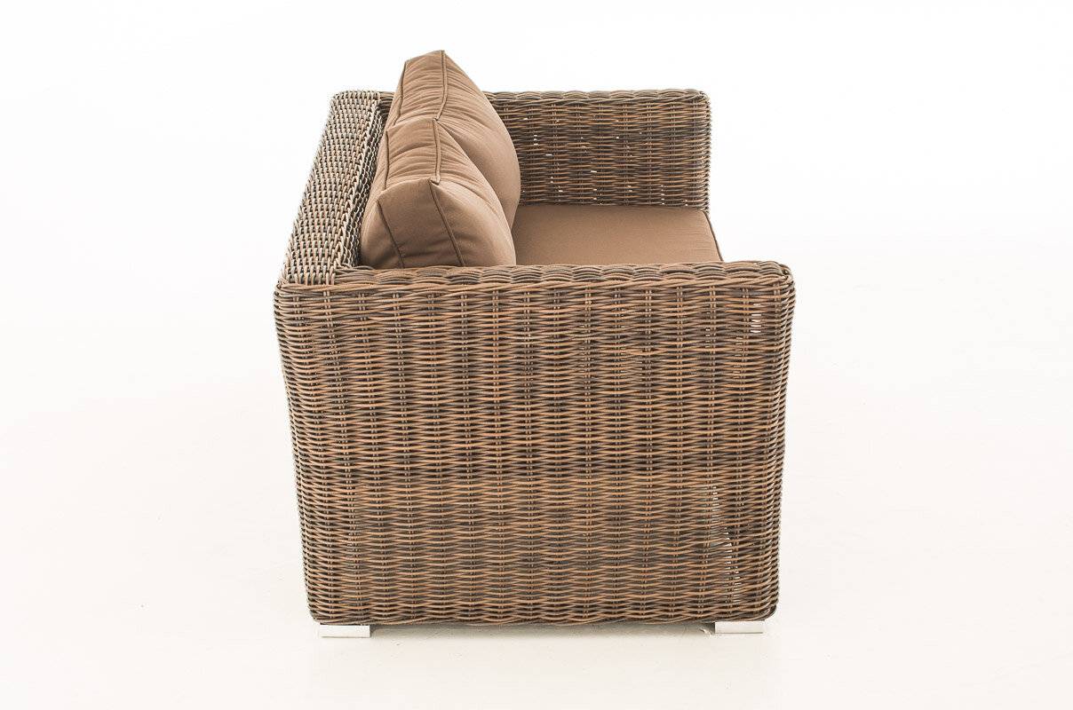 2er Sofa Mandal Terrabraun braun-meliert-2