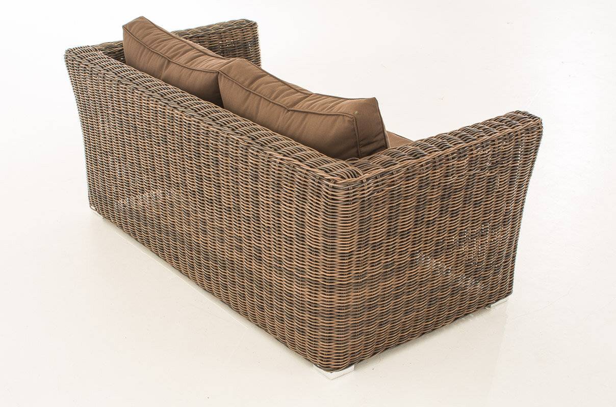 2er Sofa Mandal Terrabraun braun-meliert-3