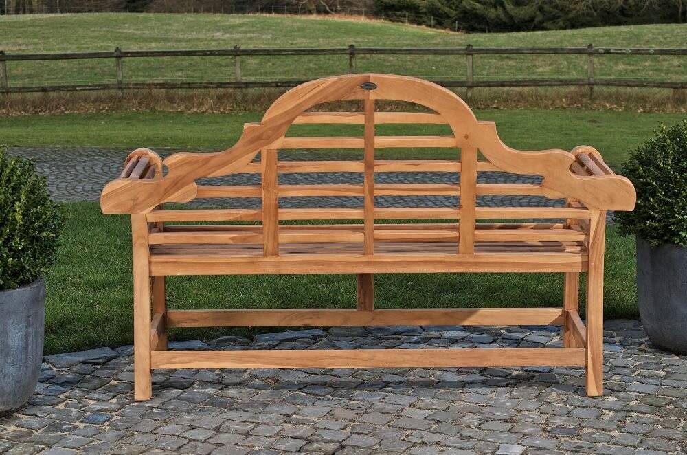 Teakbank Marlboro V2 200 cm teak-4