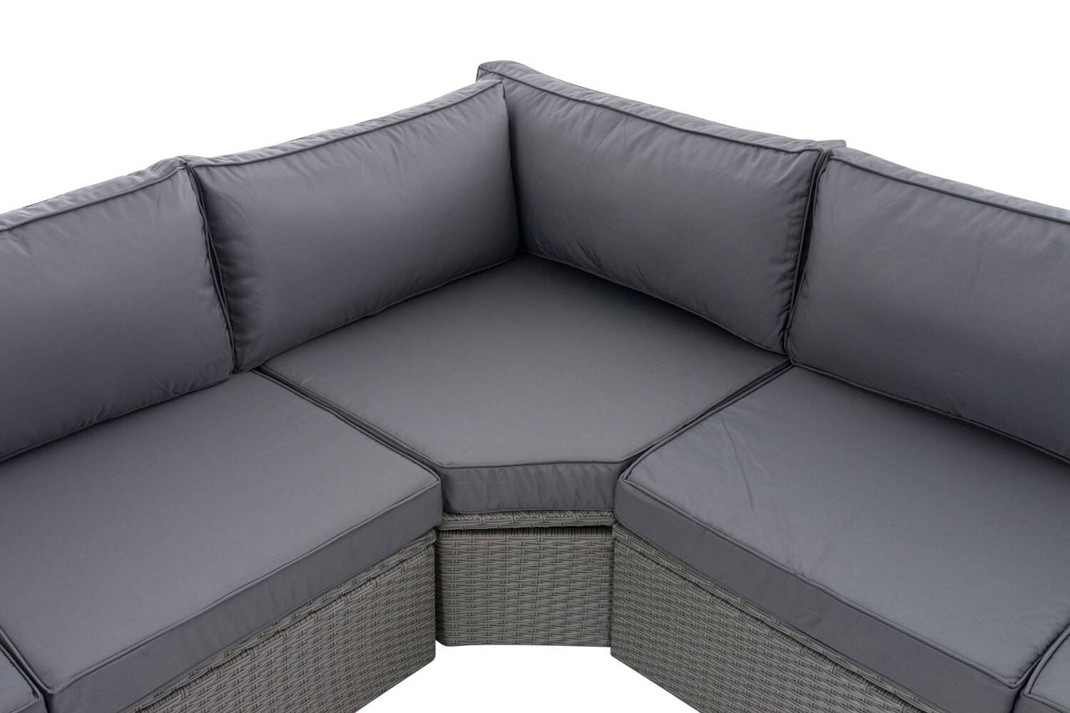 Ecksofa Tibera eisengrau grau-2