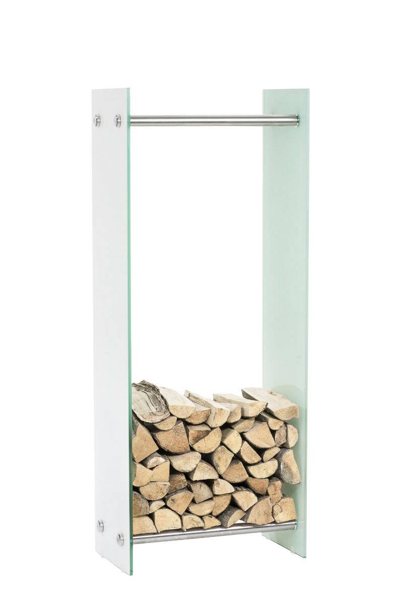 Kaminholzständer Dacio E35x40x80 weiß-0