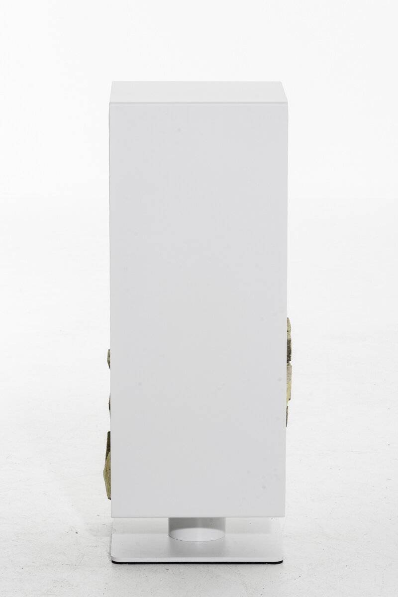 Kaminholzständer Basil 30x30x100 weiß matt-2