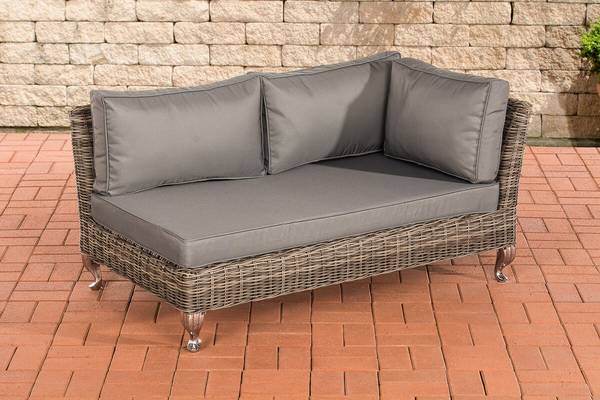 Ecksofa Moss Eisengrau grau-meliert