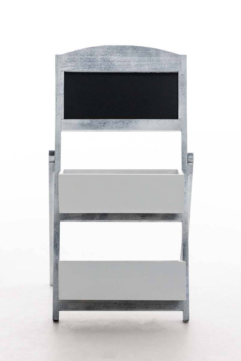 Treppenregal Miriam antik-grau-1