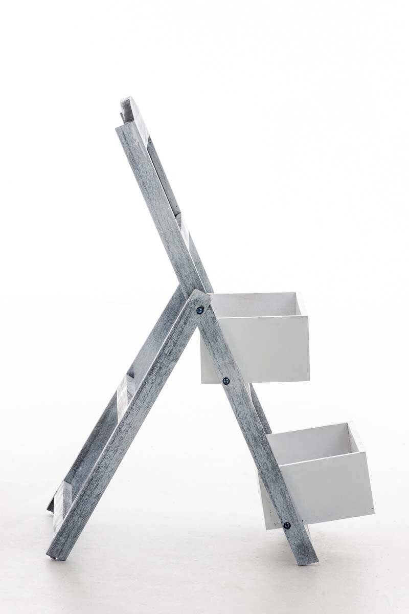 Treppenregal Miriam antik-grau-2