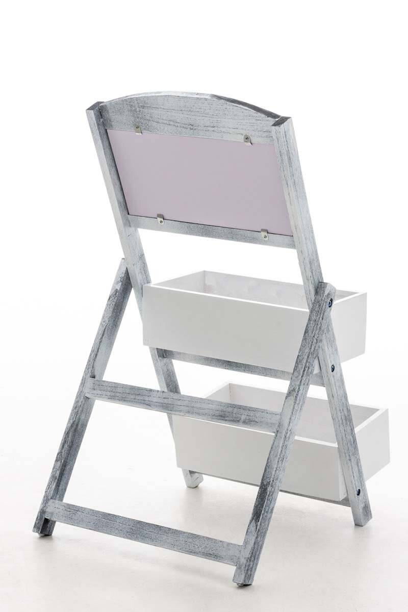 Treppenregal Miriam antik-grau-3