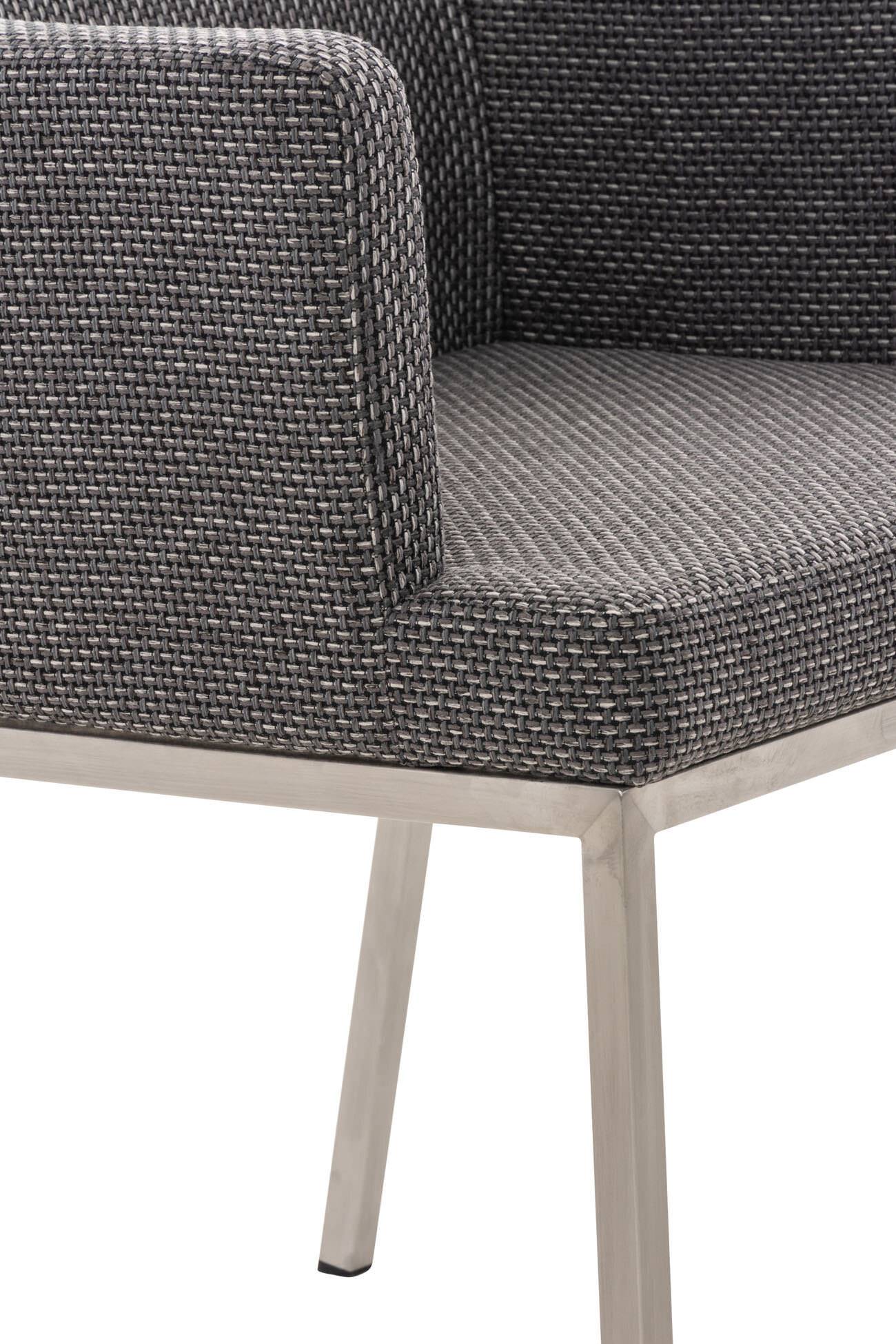 Stuhl Richardson Stoff edelstahl titangrau-4