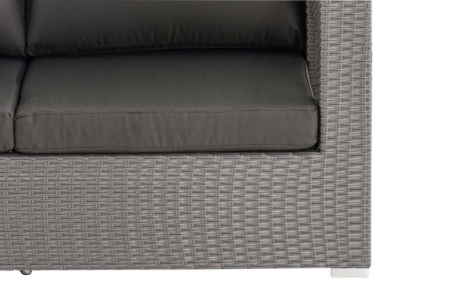 3er Sofa Honolulu anthrazit grau-4