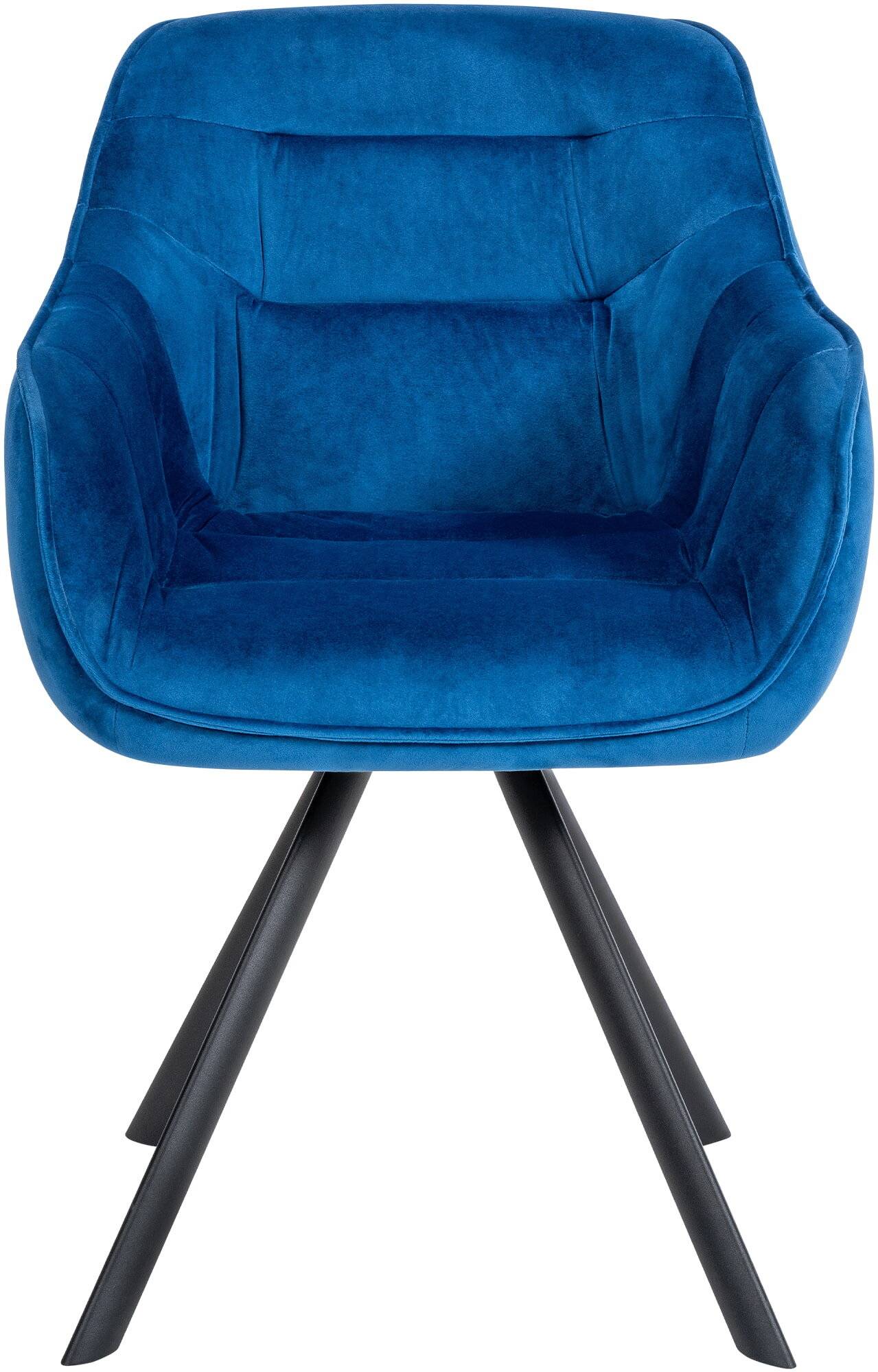 Stuhl Russel Samt blau-2