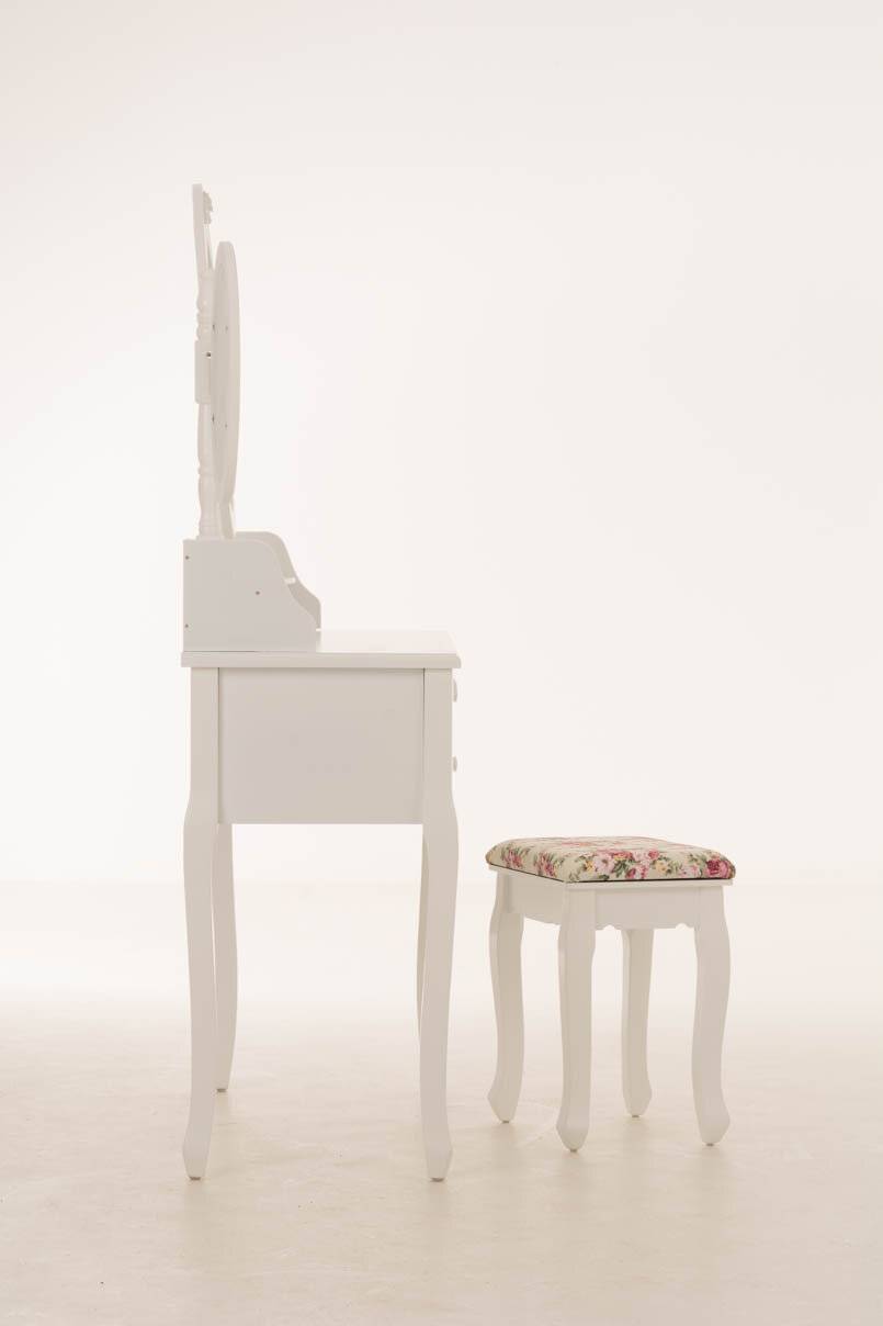Schminktisch Rosalie 90*40*140cm weiß-2