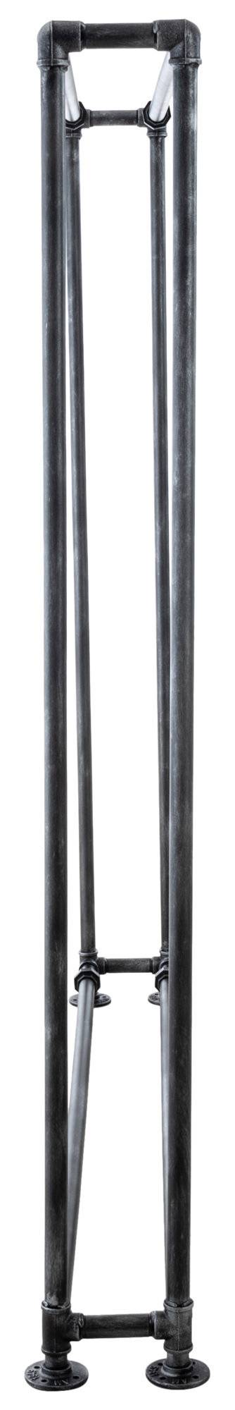 Kaminholzständer Tinos antik silber-2