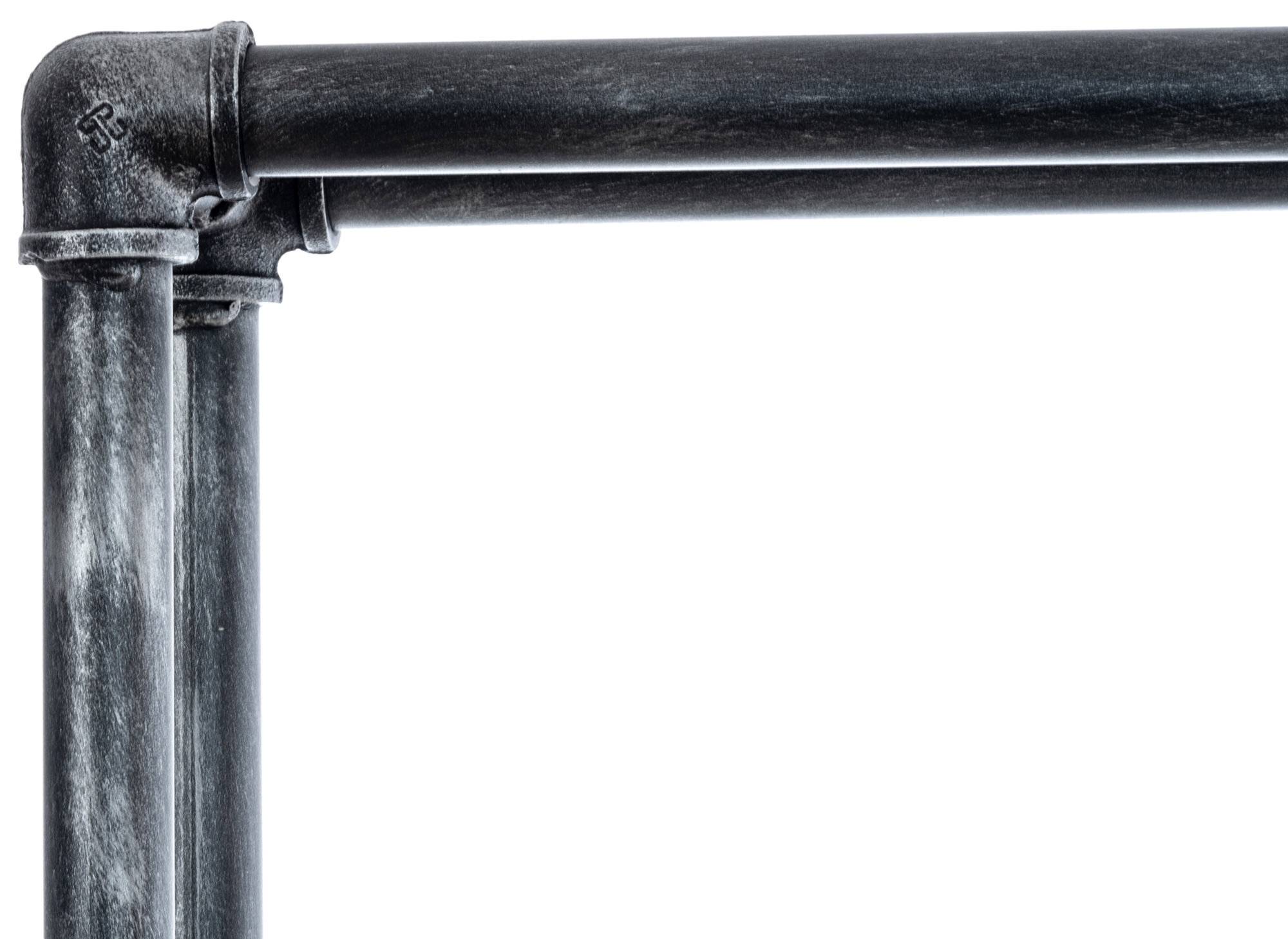 Kaminholzständer Tinos antik silber-3