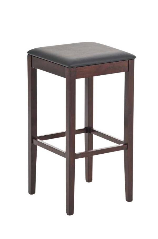 Barhocker Rocket Kunstleder Cappuccino schwarz